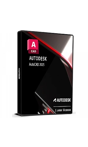 Autodesk AutoCAD 2025 (1 Year / 1 Device License) (Windows) (Subscription / Global)