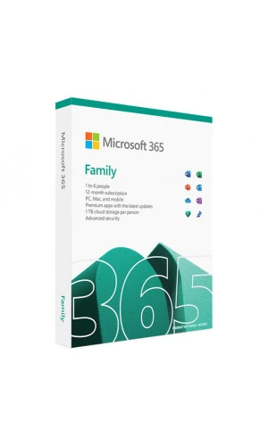 Microsoft Office 365 Family (1 Year / 1 User License) (Subscription / Middle-East)