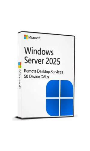 Microsoft Windows Server 2025 RDP Services (50 Devices) (Lifetime License / Global)